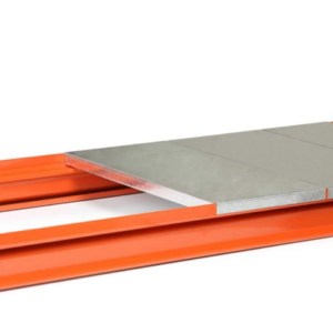 Bandeja metálica para estantería picking