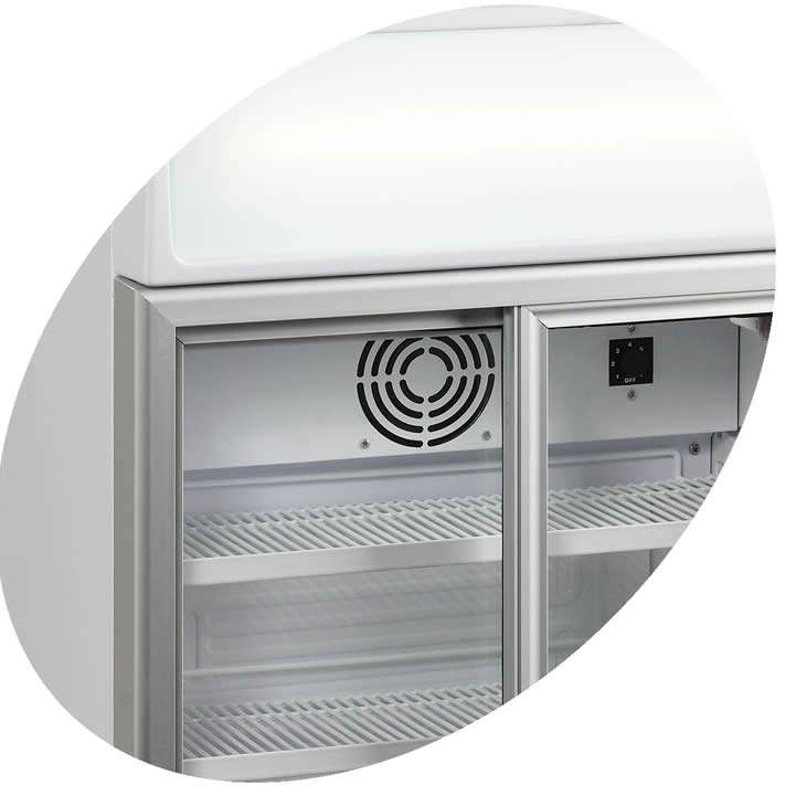 refrigerador de encimera